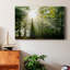 Lumière et arbres II - photographie sur toile tendue-1843473967