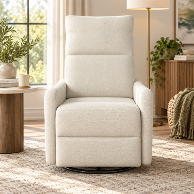 Shmily Power Swivel Recliner Chair with 270° Swivel and Rocking, USB Port