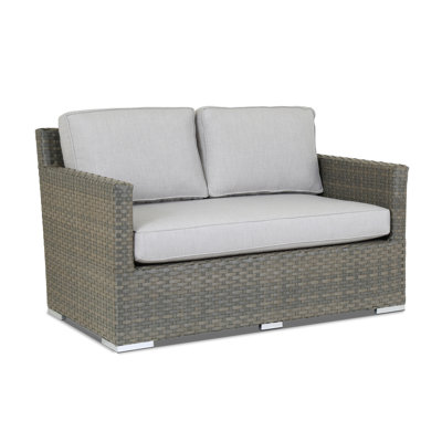 Majorca 53'' Wide Wicker Loveseat with Sunbrella® Cushions
