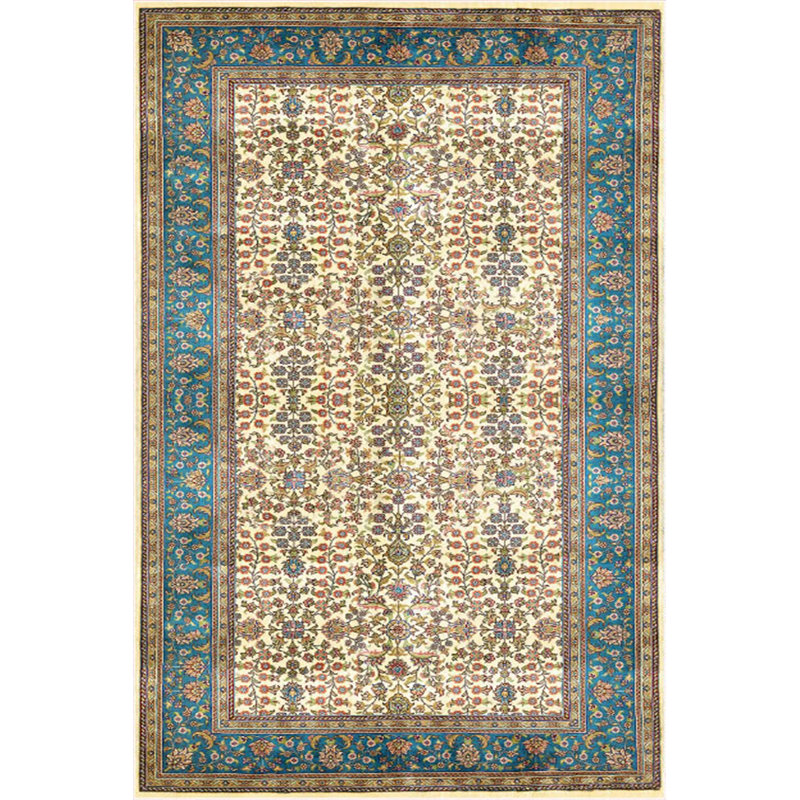 Luxurious Non-Slip Woven Carpet, 100% Velvet Fabric, 31.5 x 47.2 inches | Antibacterial, 13.5 mm Total Height, Machine Washable | Ideal for Living Room, Bedroom & Home Decor, Soft & Durable Design