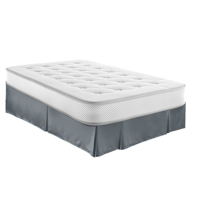 Jupe de lit Bedskirt 5, Double, Gris
