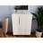 Modern White Sideboard Cabinet With Gold Handles For Kitchen And Bar, Stylish Design, Flexible Storage, High - Quality Engineered Wood, Space Saving Furniture Dining Room, Minimalist Aesthetic,