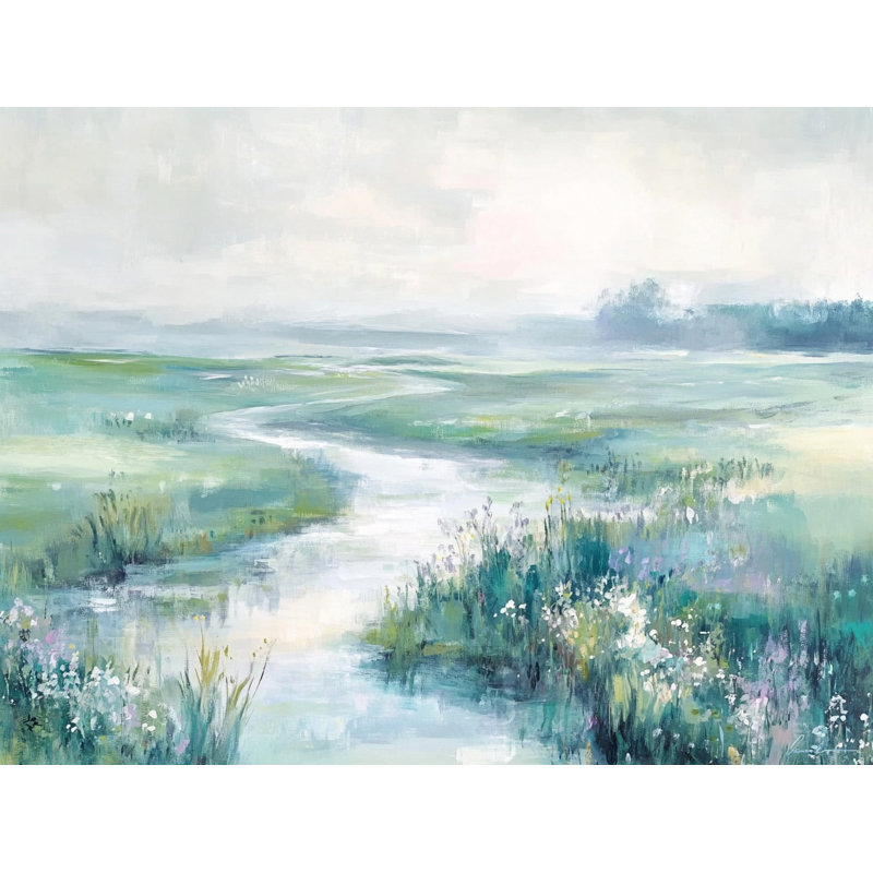 Marsh Morning Light - toile de paysage de nature rêveuse