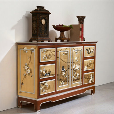Creative Painted Entrance Cabinet