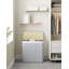 Bamboo Laundry Sorter with Handles-1498921622