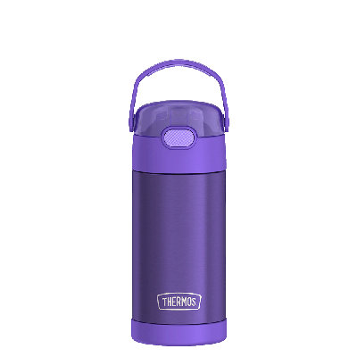 12 oz. FUNtainer® Stainless Steel Water Bottle - Purple