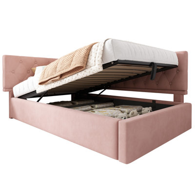 Metal Ottoman Storage Bed