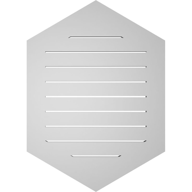 Pente verticale verticale en uréthane Signature 7 pi, H 36 po x l 26 po x P 1 po