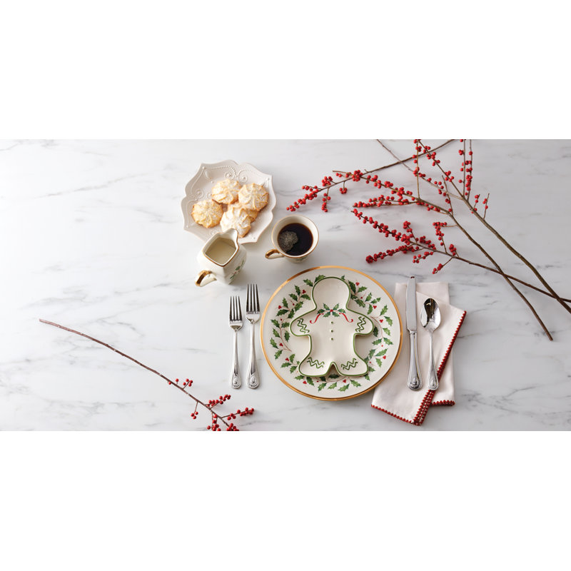 Holiday 3 Piece Dinnerware Set, Service for 1