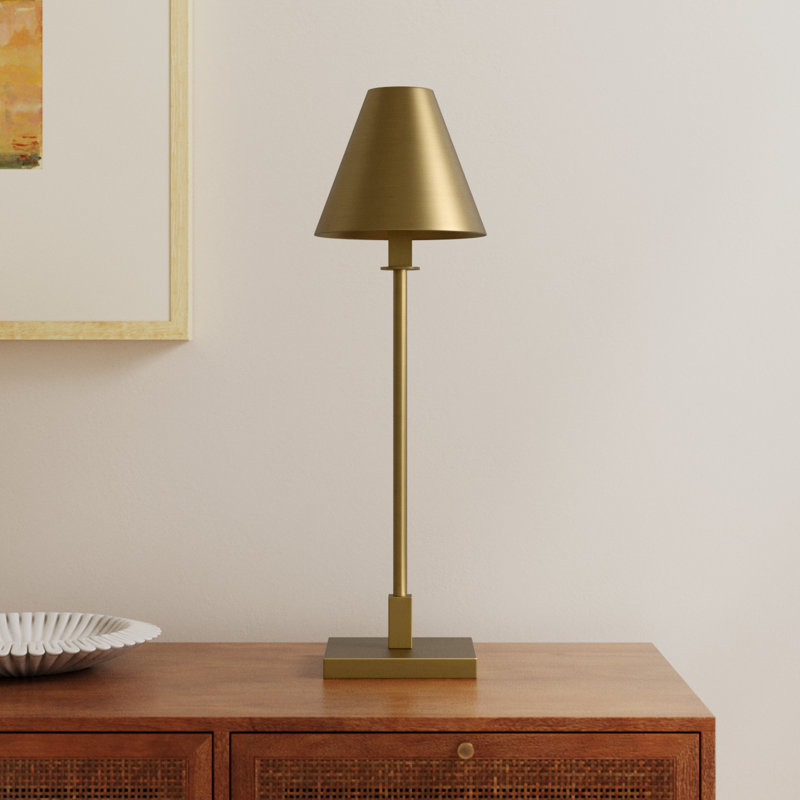 Svana Metal Buffet Lamp, Brass