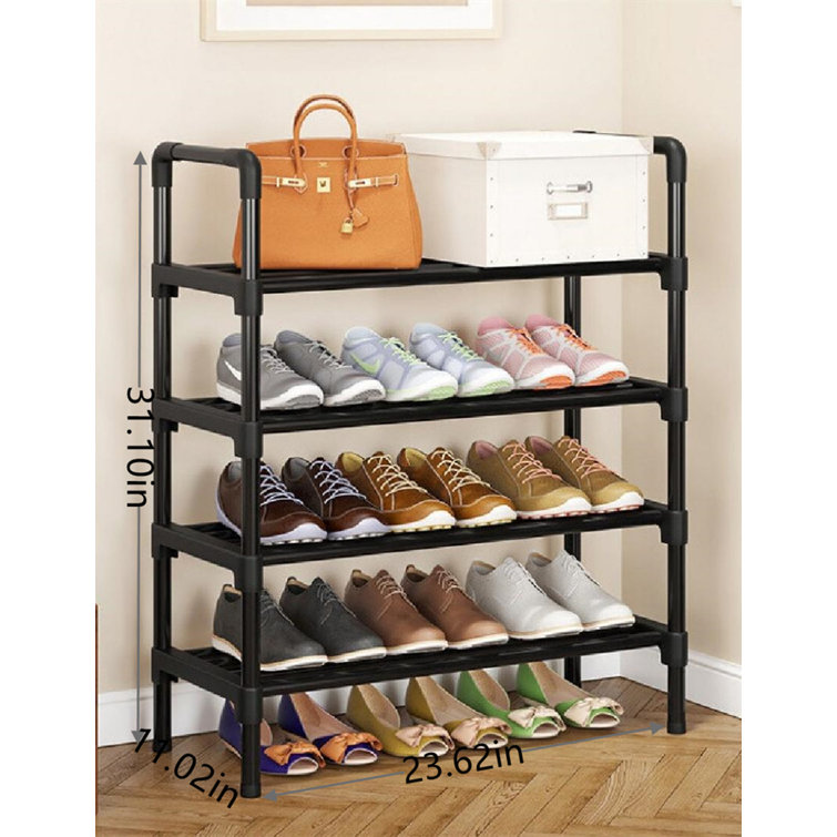 Rebrilliant 12 Pair Shoe Rack