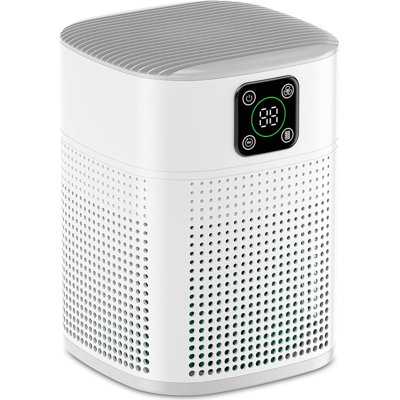 HEPA Bedroom Air Purifier, 1095 Sq.Ft Coverage, 360掳 Air Intake, 3 Fan Speeds And 3-Stage Filtration System.