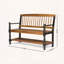 Banc de ferme Imperial avec tablette intégrée-2002436187