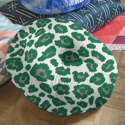 Housse et insert de coussin touffeté rond