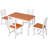 5 Piece Modern Kitchen Table and Chairs