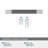 Esquire 5-1/16 inch (128mm) Center-to-Center Polished Nickel/Gunmetal Cabinet Pull-16675160-105703153