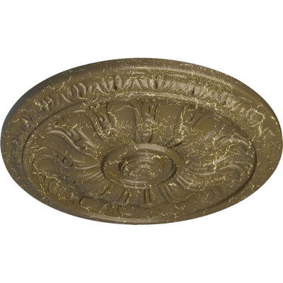 Médaillon de plafond H 15,75 po x l 15,75 po Kirke
