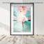 Oliver Gal Aquatic Ballerina I Pastel - Diamond Dust Shadowbox Framed Wall Art-546614495-546614494
