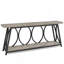 Table de couloir à 2 niveaux, console rétro, canapé robuste, table d'appoint