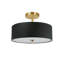 Plafonnier semi-encastré 3 lumières 14 po Tess-1173156911