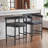 Boucle Fabric Counter Height Chairs-670868053