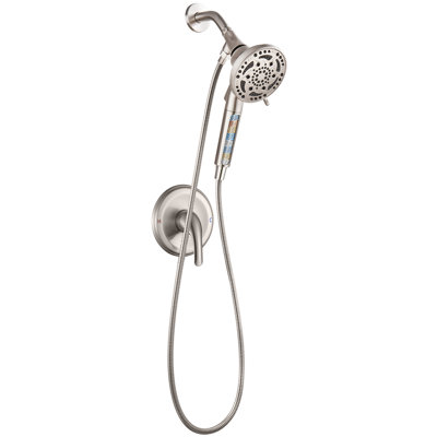 Removable 7-Spray Shower Head with Rough in-Valve