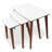 Ronald MDF Nesting Accent Tables In Walnut (Set Of 3)-106644914