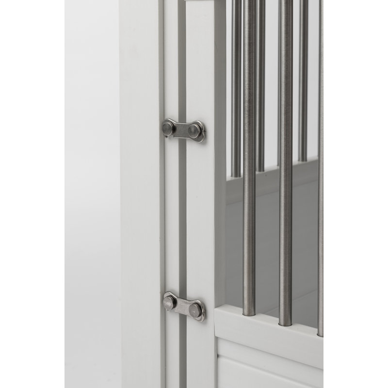 Southwick ECOFLEX® Large Furniture Style Dog Crate in Antique White, Large (28" H x 24" W x 35.4" D), Antique White