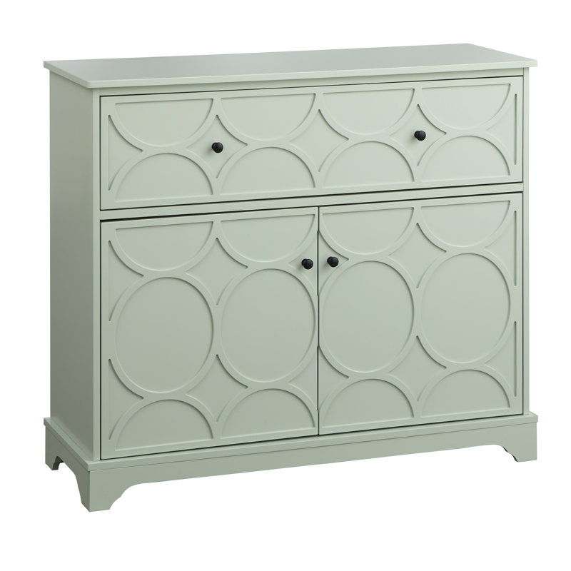 Gainey Accent Cabinet, Green Lily