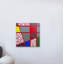 Mosaic Color Grid-Napthol Crimson On Napthol Crimson Painting by Eddie Bruckner