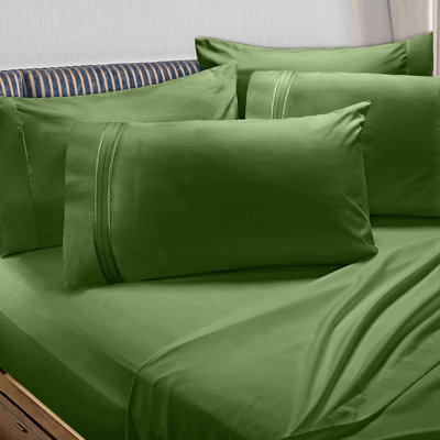 Luxury Linens 1800 - Extra Pillowcases Bed Sheet Set - Wrinkle, Fade & Stain Resistant - Premier Collection