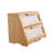 Double Layer Bread Box for Kitchen Counter Bamboo Storage Container Natural