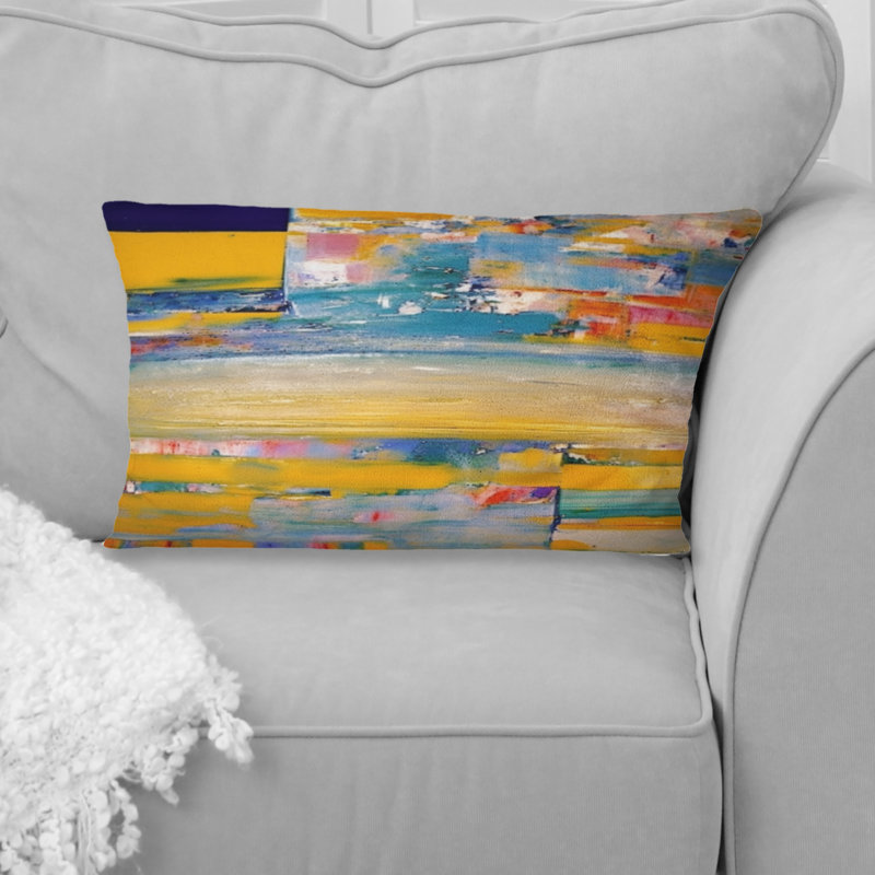 «Every Little Ocean Sunset Abstract Expressionism», reproduction de peinture abstraite