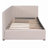 Upholstered Daybed with 2 Storage Drawers Twin Size Sofa Bed Frame No Box Spring Needed, Linen Fabric-1444304689