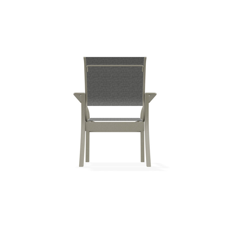 Leeward Outdoor Dining Chair, Burke, Storm