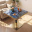 Ensemble de 2 tables de salle à manger carrées modernes-1820057422