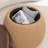 Pietsch Upholstered Round Storage Ottoman With Wooden Tray-505451943
