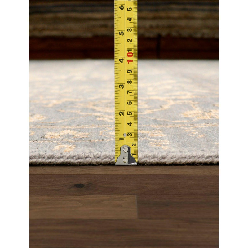 Canvello Transitional Hand Knotted Bsilk & Wool Area Rug - 8'11" X 11'9"