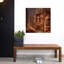 Art mural abstrait contemporain Al-Khazneh, Petra, Maan, Jordan-850561070