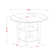 Aggappera Extendable Round Solid Wood Dining Table
