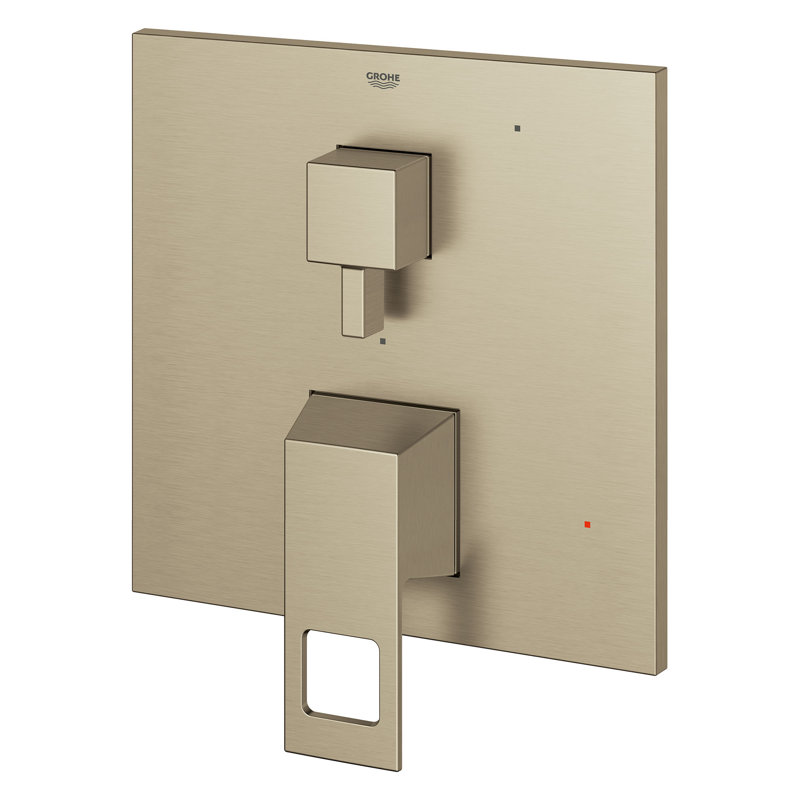 Eurocube Pressure Balanced Shower Faucet, Brushed Nickel