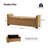 Stilla 57.75" W Tufted Storage Bench -503476491
