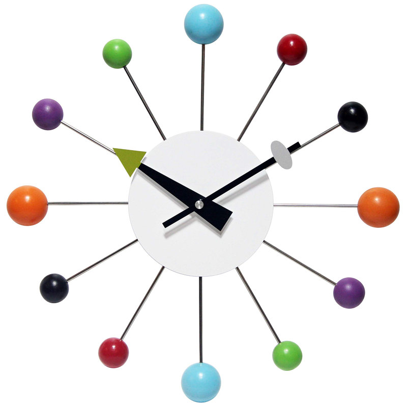Horloge murale 15 po Hailie, Saffron