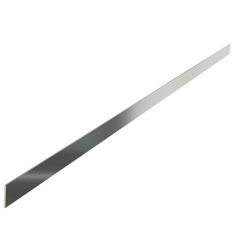 1.25" Decorative Aluminum Strapping, 72" L, Chrome