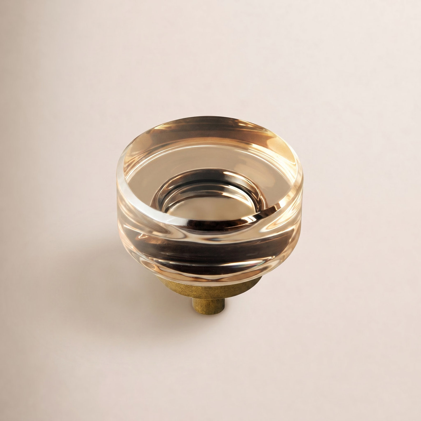1.3" Circle Cabinet Knob, Champagne