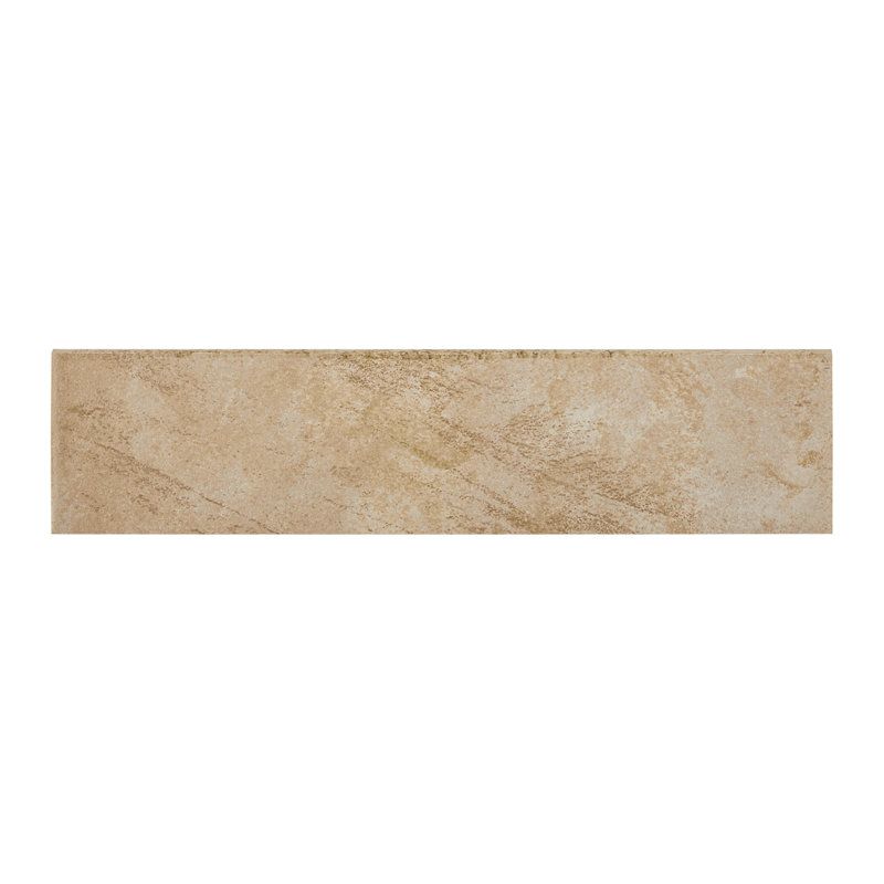 Continental ardoise 12 "x 3" Bullnose carreau Trim Egyptien beige