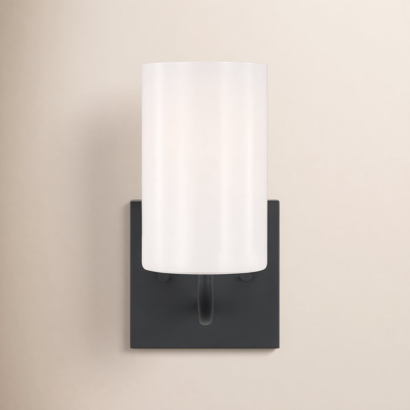 Single Dimmable Vanity Light, No, Midnight Black