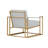 Orleans Faux Leather Armchair