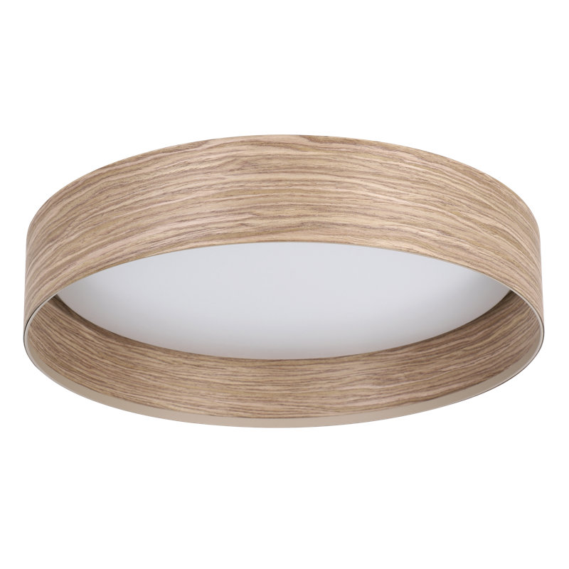Snaresbrook LED Flush Mount, Walnut