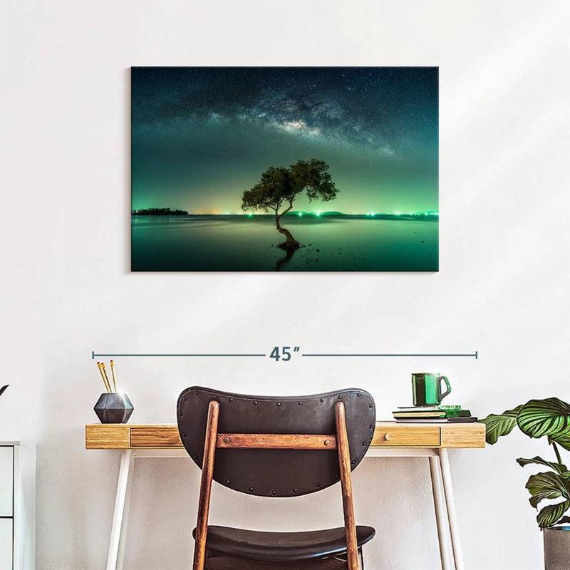 Oberle Milky Way Over Tree, 24" H x 36" W